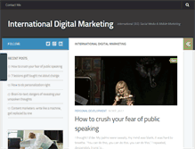 Tablet Screenshot of internationaldigitalmarketing.com